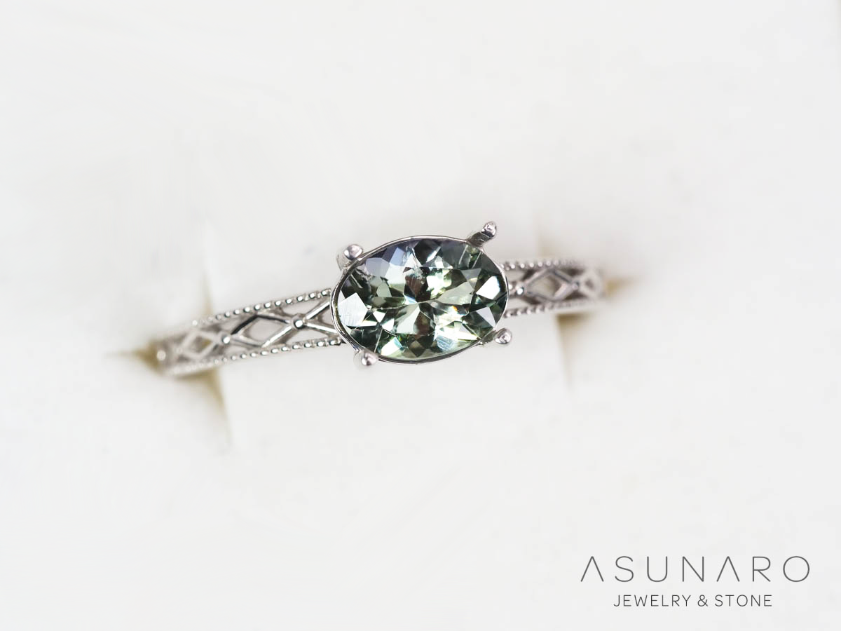 【お仕立て用】空枠番号：5158C　リング枠　ダイヤなし【オーダージュエリー用】)