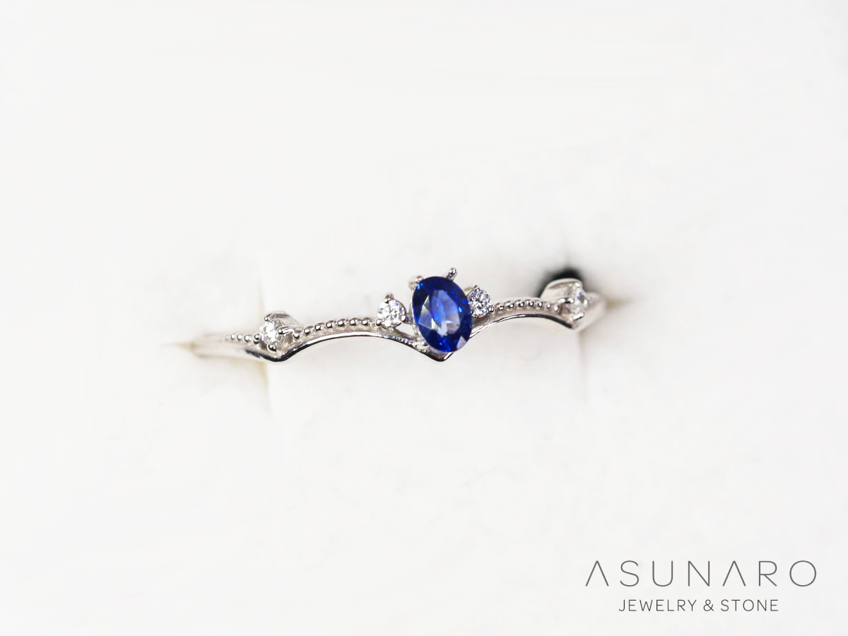 【お仕立て用】空枠番号：6163C　リング枠【オーダージュエリー用】