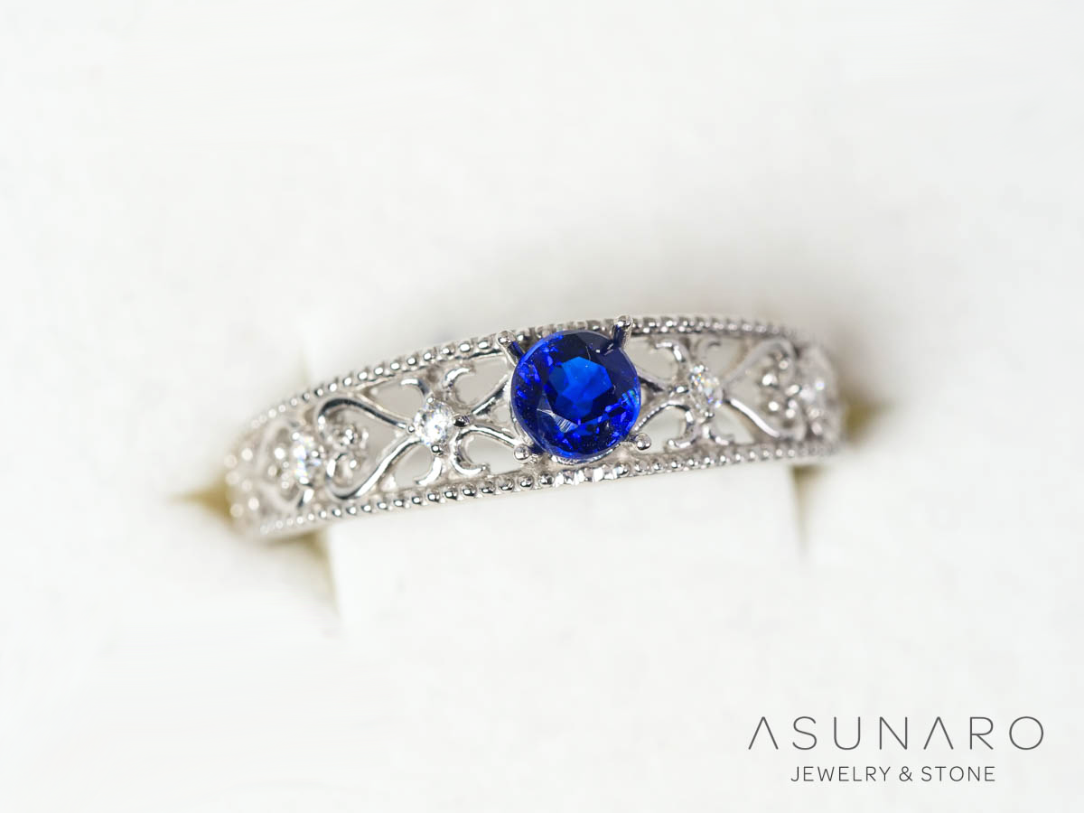 【お仕立て用】空枠番号：6181C　リング枠【オーダージュエリー用】