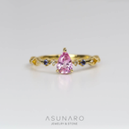 【お仕立て用】空枠番号：S02A　リング枠【オーダージュエリー用】