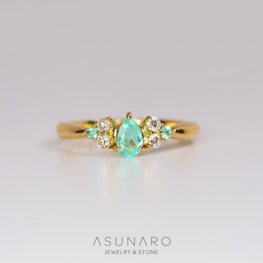 【お仕立て用】空枠番号：5457I　リング枠【オーダージュエリー用】