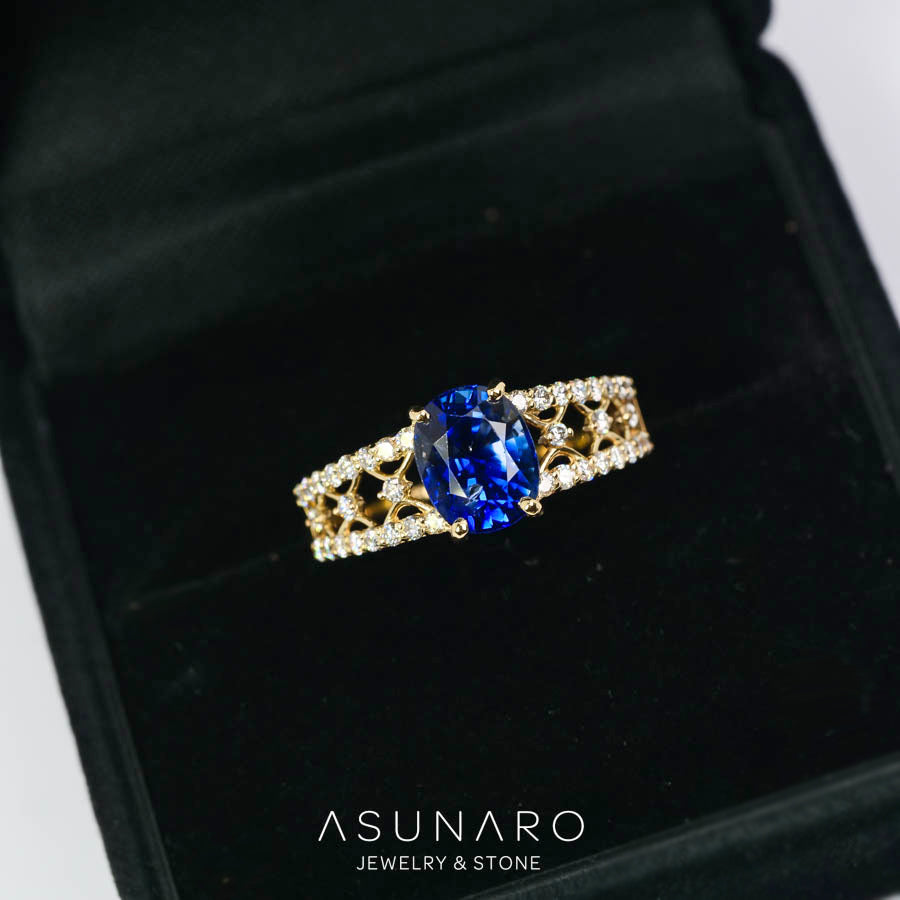 【お仕立て用】空枠番号：3554C　リング枠【オーダージュエリー用】