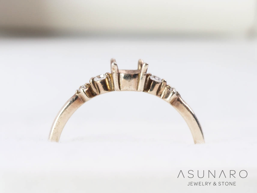 【お仕立て用】空枠番号：4339C　リング枠【オーダージュエリー用】