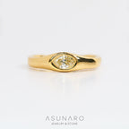 【お仕立て用】空枠番号：3477C　リング枠　ダイヤなし【オーダージュエリー用】