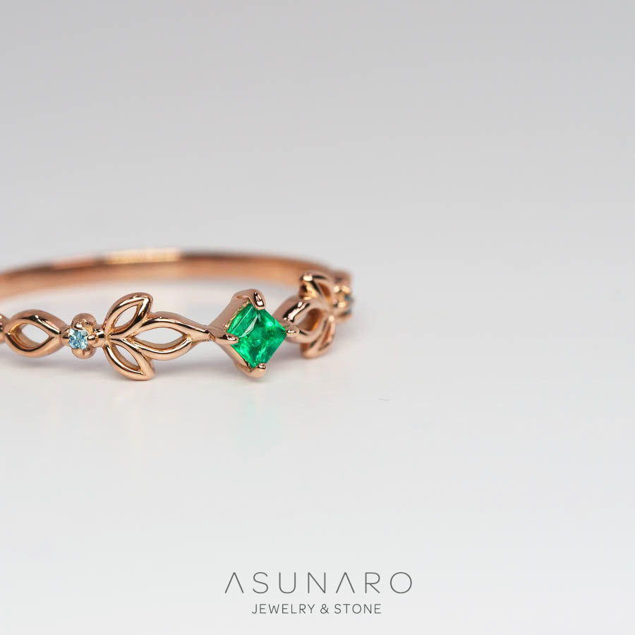 【お仕立て用】空枠番号：5261C　リング枠【オーダージュエリー用】