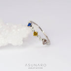 【お仕立て用】空枠番号：4961C　リング枠　ハーフエタニティ【オーダージュエリー用】hpv