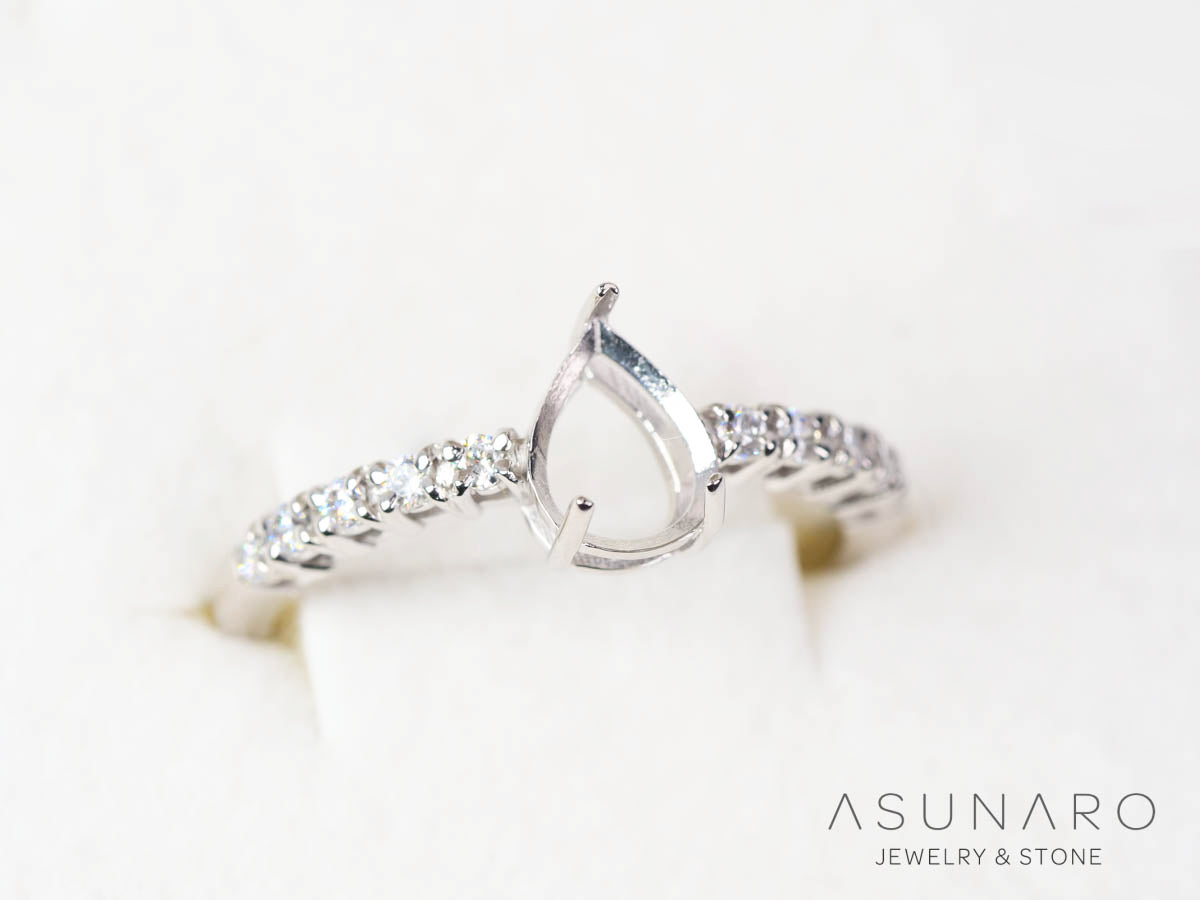 【お仕立て用】空枠番号：S310A　リング枠【オーダージュエリー用】