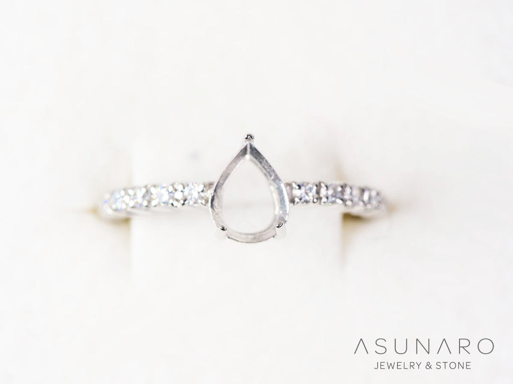 【お仕立て用】空枠番号：S310A　リング枠【オーダージュエリー用】