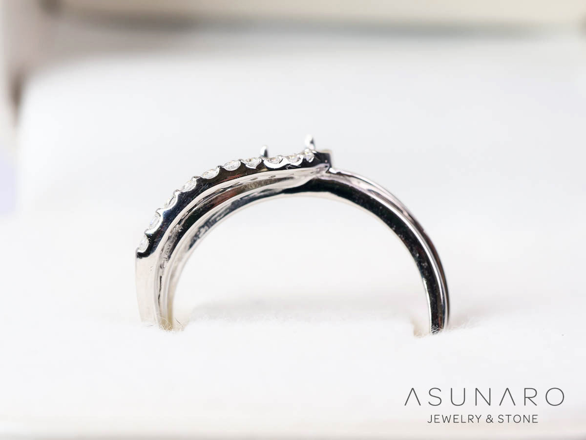 【お仕立て用】空枠番号：5989I　リング枠【オーダージュエリー用】