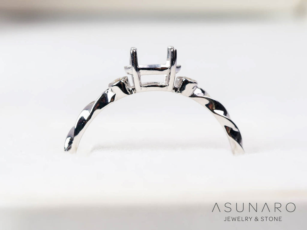 【お仕立て用】空枠番号：5068C　リング枠【オーダージュエリー用】