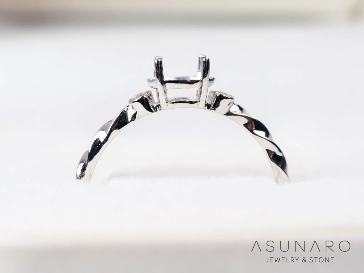 【お仕立て用】空枠番号：5068C　リング枠【オーダージュエリー用】