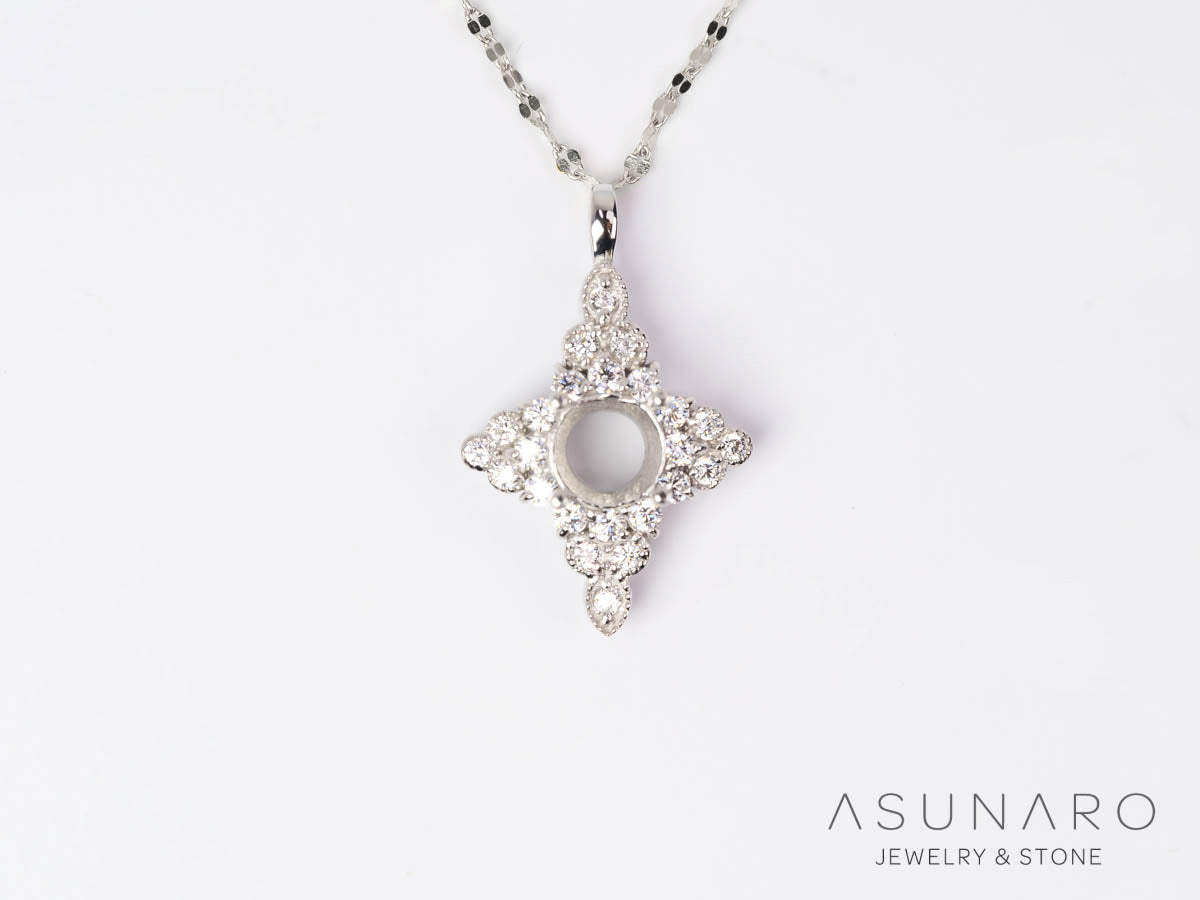 空枠 ペンダント・ネックレス. – ASUNARO STONE
