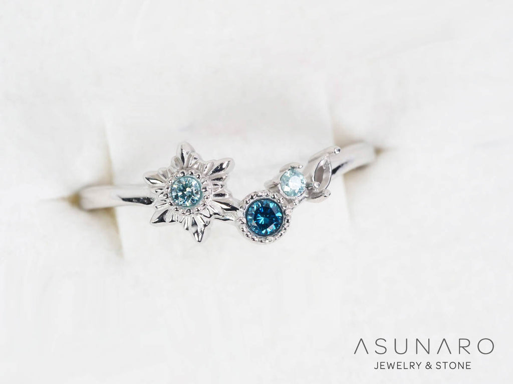 【お仕立て用】空枠番号：5953C　リング枠　ダイヤなし【オーダージュエリー用】