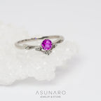 【お仕立て用】空枠番号：S82A　リング枠　V字枠【オーダージュエリー用】