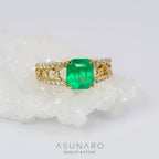 【お仕立て用】空枠番号：3554C　リング枠【オーダージュエリー用】