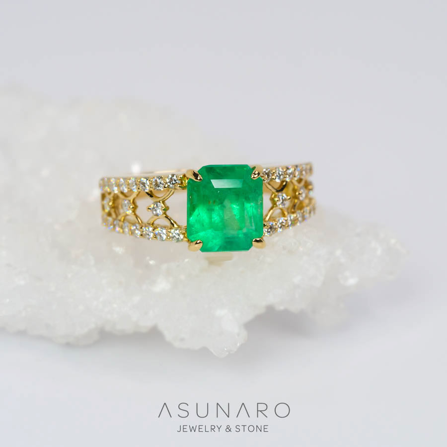 【お仕立て用】空枠番号：3554C　リング枠【オーダージュエリー用】