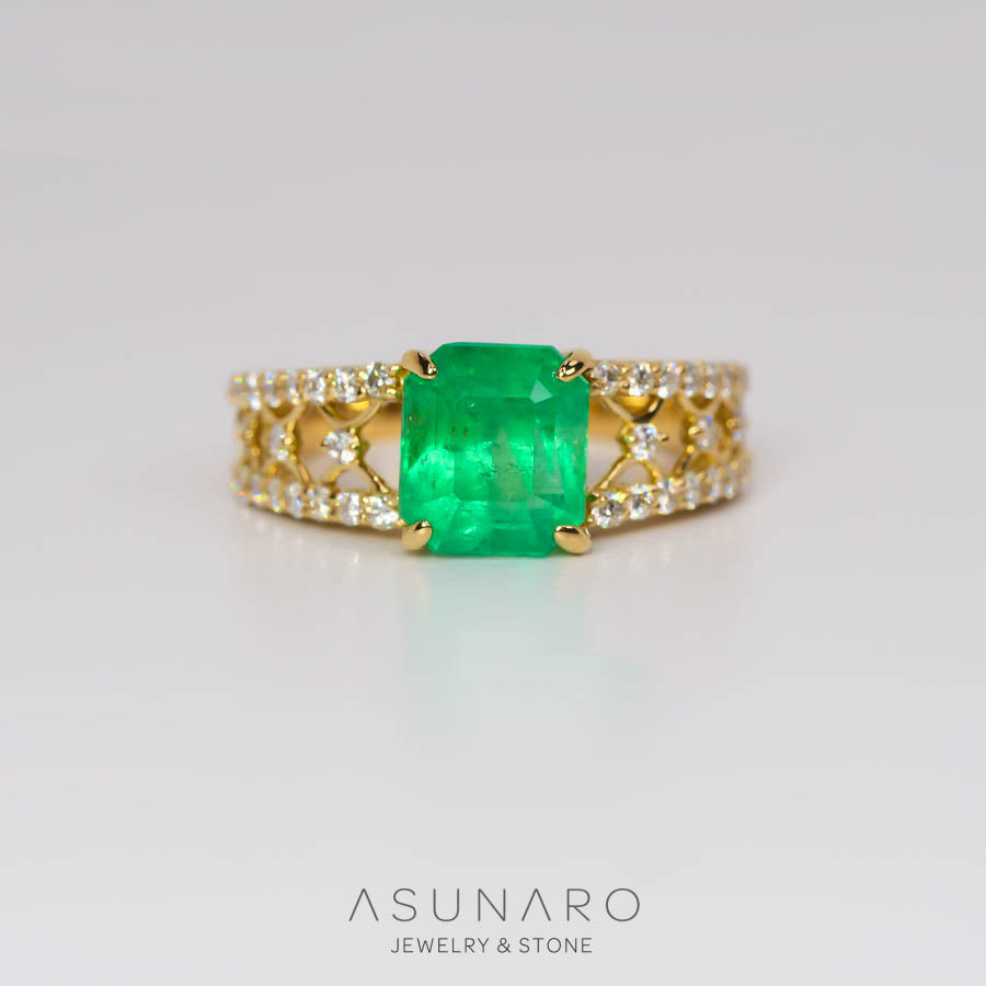 【お仕立て用】空枠番号：3554C　リング枠【オーダージュエリー用】