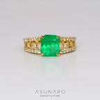 【お仕立て用】空枠番号：3554C　リング枠【オーダージュエリー用】