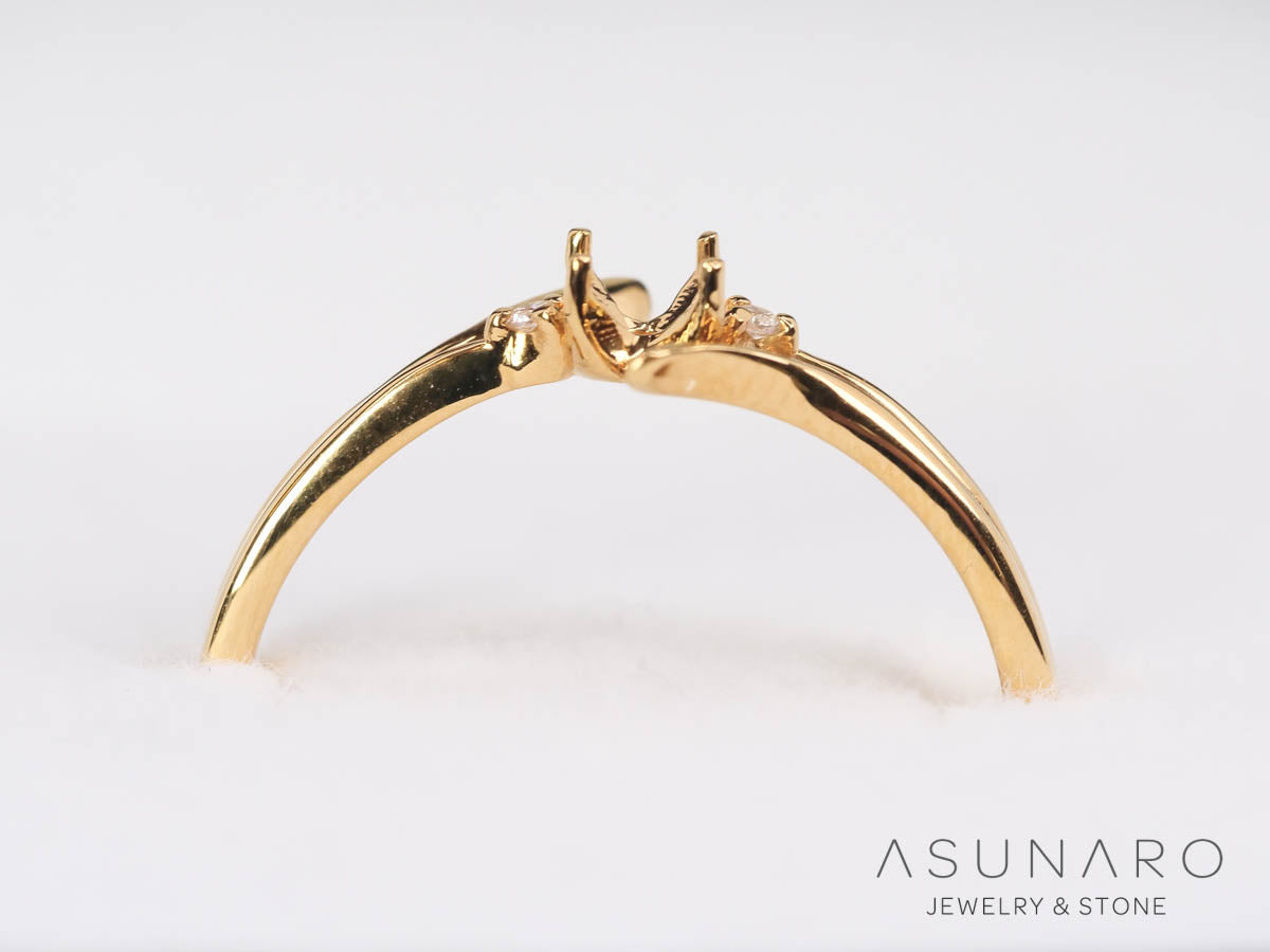 【お仕立て用】空枠番号：S339A　  リング枠　【オーダージュエリー用】