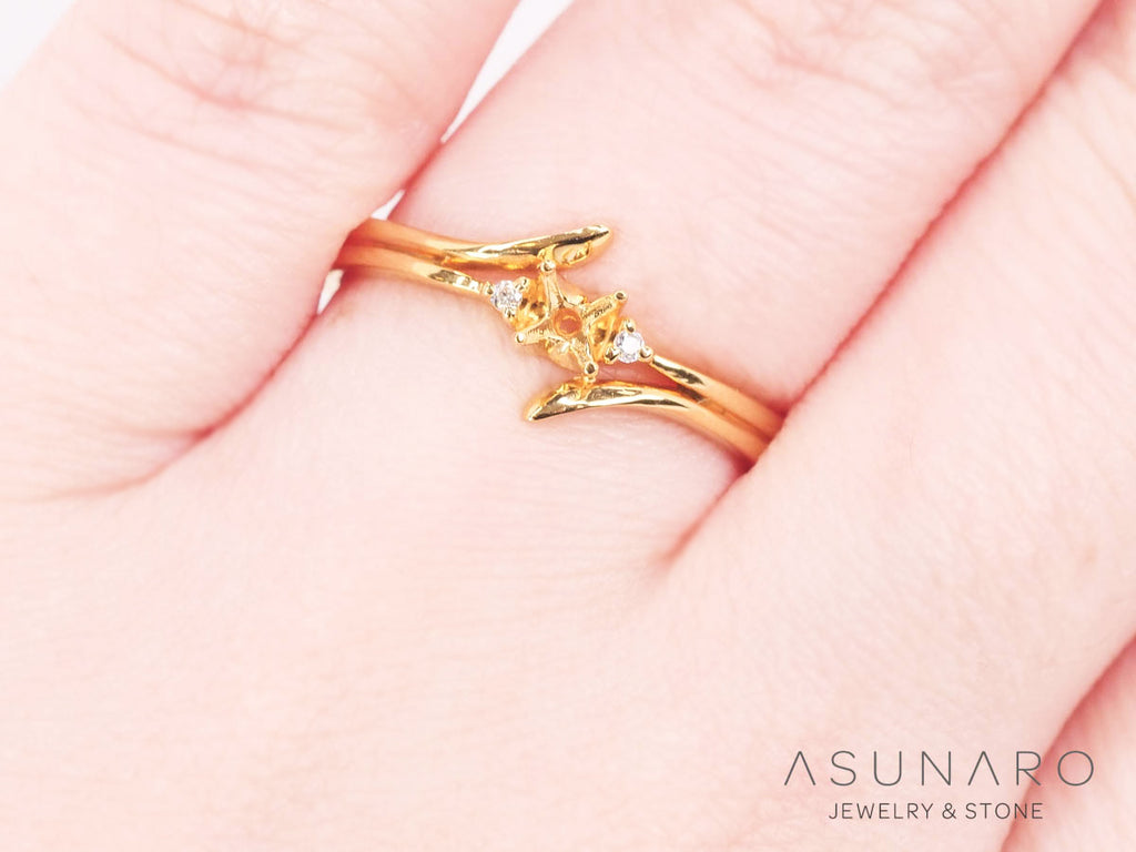 【お仕立て用】空枠番号：S339A　  リング枠　【オーダージュエリー用】