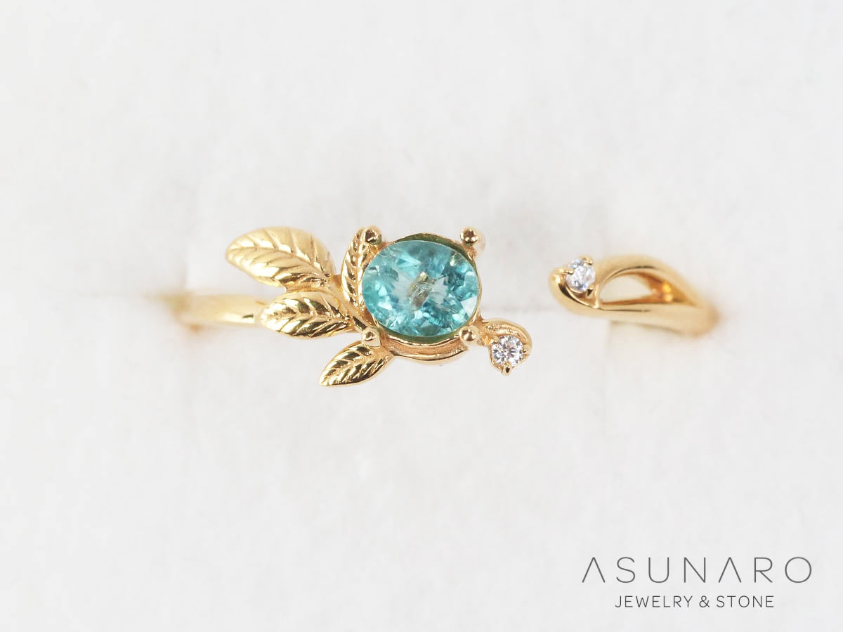 【お仕立て用】空枠番号：S342A　  リング枠　【オーダージュエリー用】