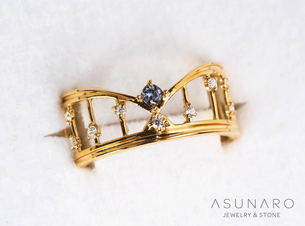 【お仕立て用】空枠番号：S341A　  リング枠　【オーダージュエリー用】