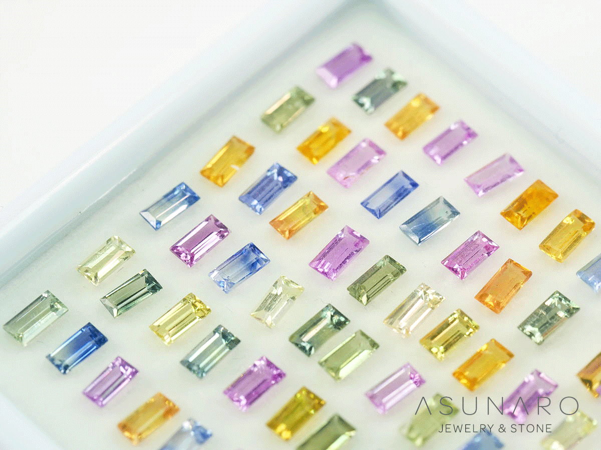 【4時間限定ゲリラ販売】超得👑✨️マルチカラーサファイア　約4×2mm【ltd2602193】特別販売