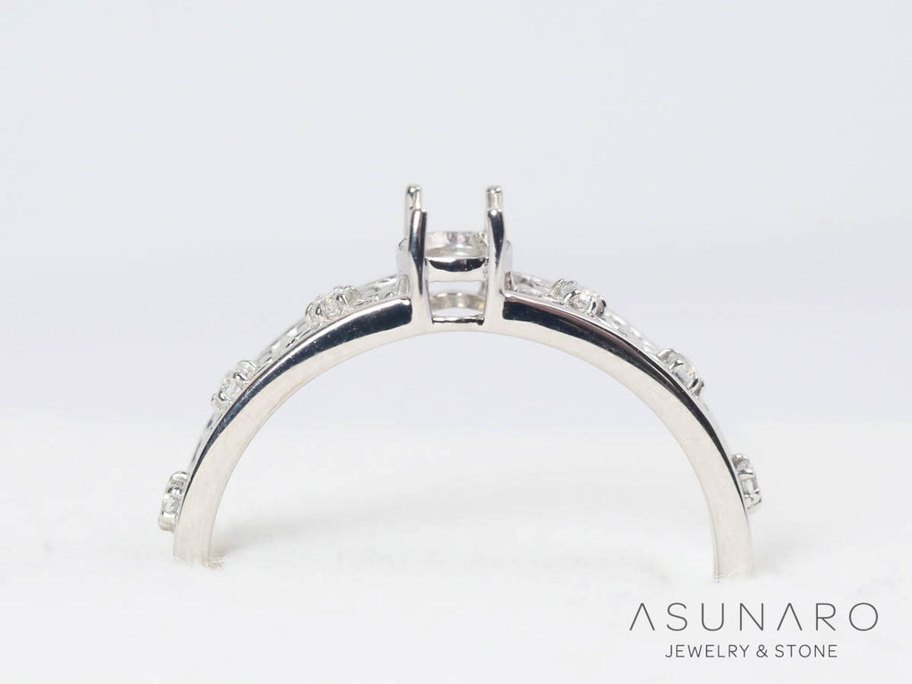 【お仕立て用】空枠番号：S365A　  リング枠　【オーダージュエリー用】