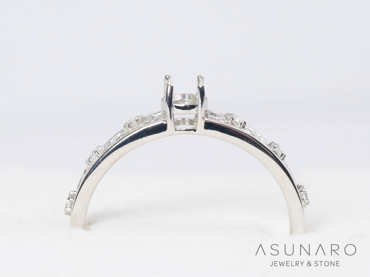 【お仕立て用】空枠番号：S365A　  リング枠　【オーダージュエリー用】