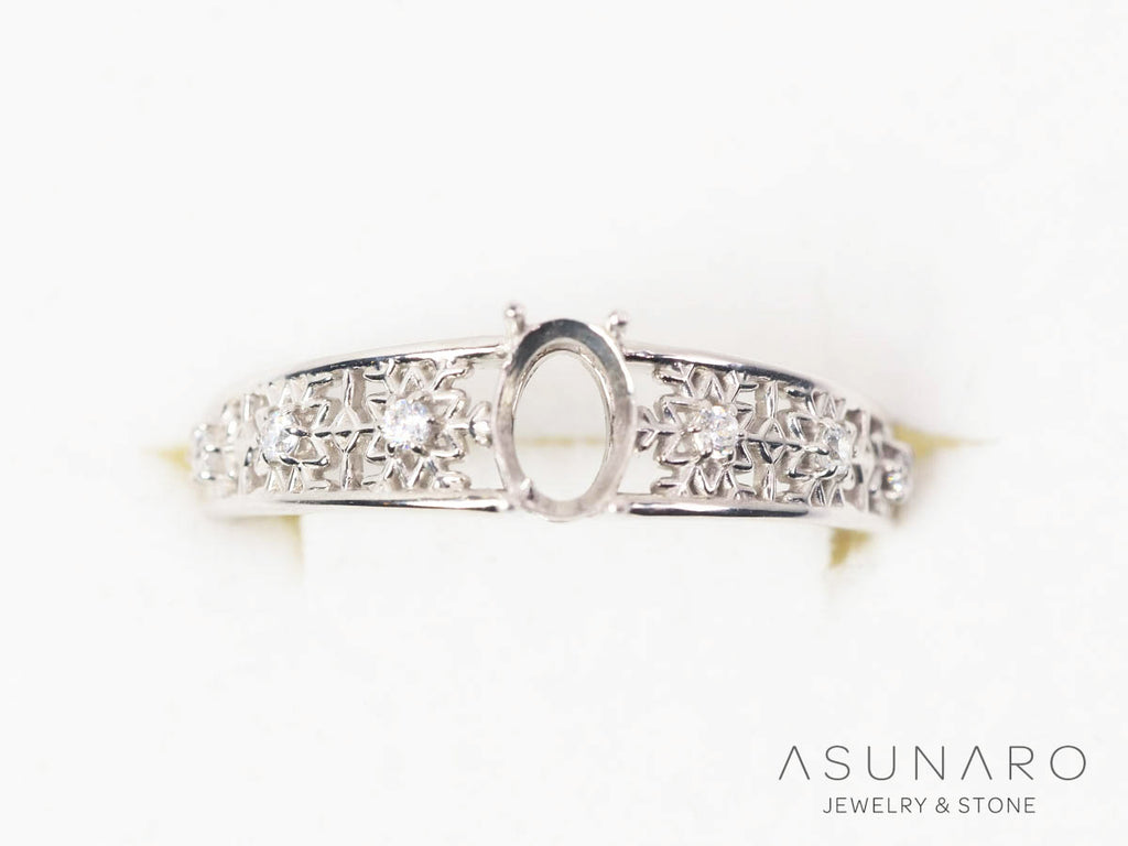 【お仕立て用】空枠番号：S365A　  リング枠　【オーダージュエリー用】