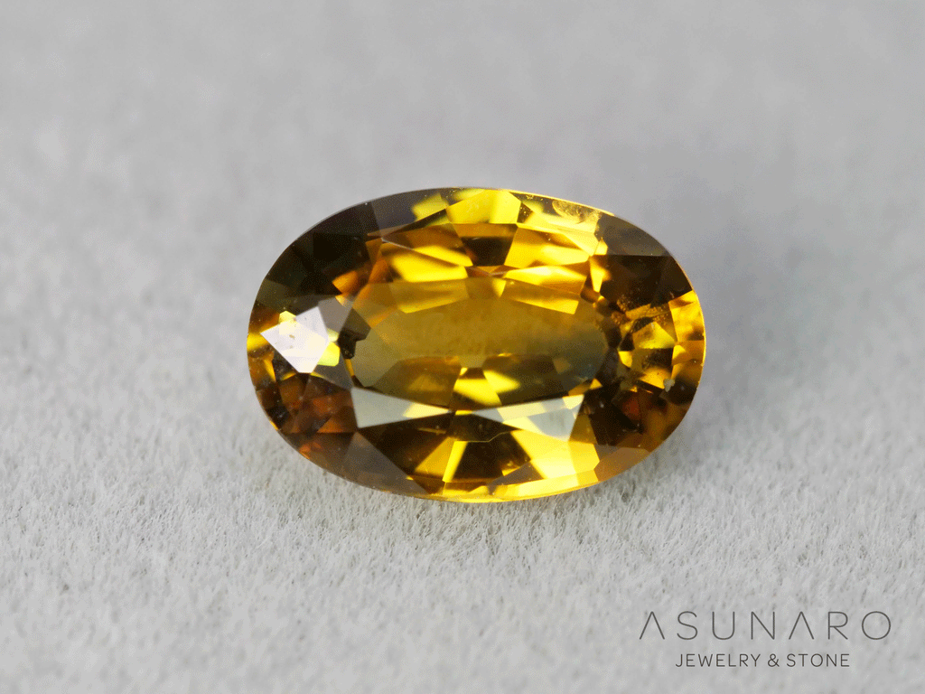 バイカラーサファイア　オーバルカット　スリランカ産　1.12ct【260703-3360】