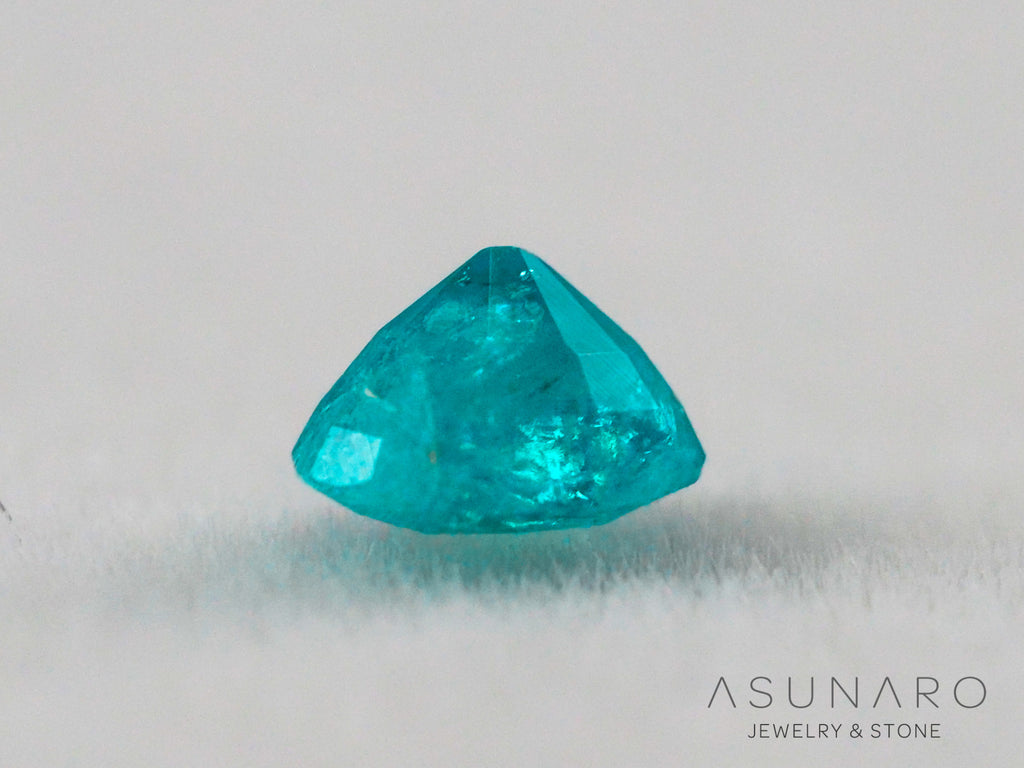 ティールブルーグリーンアウイナイト　オーバルカット　アフガニスタン産 　0.08ct【260805-3470】