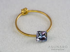パーティーカラーゾイサイト（タンザナイト）クッションカット　タンザニア産　0.79ct【261002-3407】