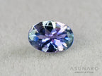 パーティーカラーゾイサイト（タンザナイト）オーバルカット　タンザニア産　0.59ct【261002-3408】
