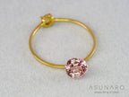 ピーチピンクスピネル 　オーバルカット　スリランカ産　0.89ct　【261002-3575】