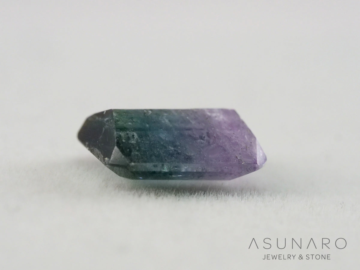 パーティーカラードトルマリン　エメラルドカット　アフガニスタン産　1.56ct【261002-3427】