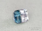 ピンク・ナイトブルーバイカラートルマリン　エメラルドカット　アフガニスタン産　1.07ct【261002-3430】