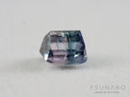 ピンク・ナイトブルーバイカラートルマリン　エメラルドカット　アフガニスタン産　1.07ct【261002-3430】