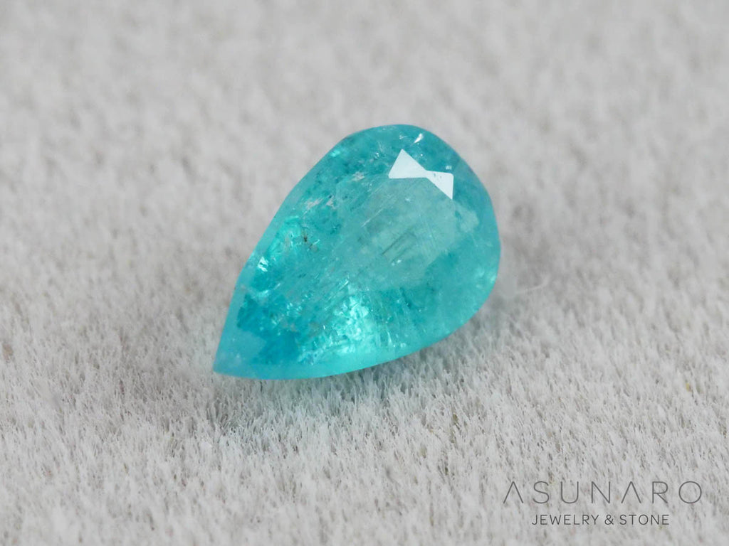 【GIA鑑別書付】パライバトルマリン　ペアシェイプ　エチオピア産　0.24ct   【261009-3591】