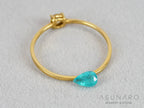 【GIA鑑別書付】パライバトルマリン　ペアシェイプ　エチオピア産　0.24ct   【261009-3591】