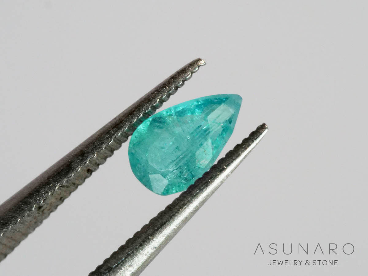 【GIA鑑別書付】パライバトルマリン　ペアシェイプ　エチオピア産　0.24ct   【261009-3591】