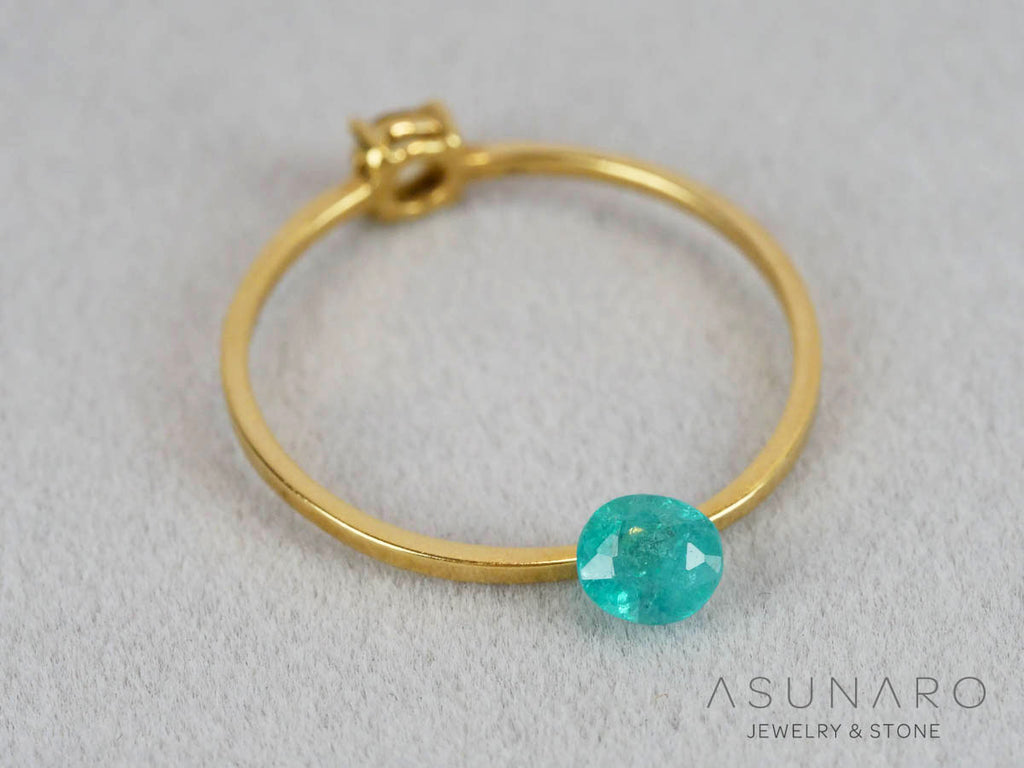 【GIA鑑別書付】パライバトルマリン　オーバルカット　エチオピア産　0.29ct   【261009-3592】