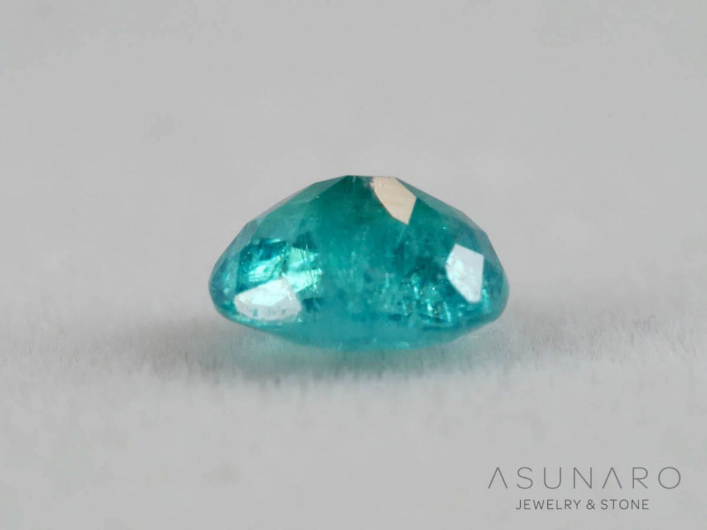 【GIA鑑別書付】パライバトルマリン　クッションカット　エチオピア産　0.45ct   【261009-3593】