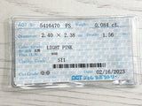 ピンクダイヤモンド　Light Pink　SI1 　クッションカット　0.084ct　【231115-1883】
