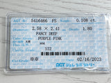 ピンクダイヤモンド　Fancy Deep Purple Pink　SI2　クッションカット　0.108ct　【231010-1903】