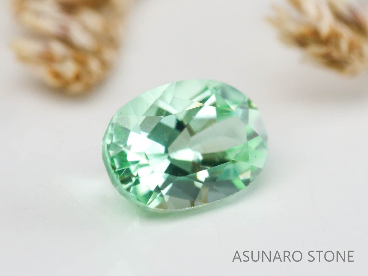 シーフォームトルマリン 　オーバルカット 　アフガニスタン産  0.59ct【221214-1211】