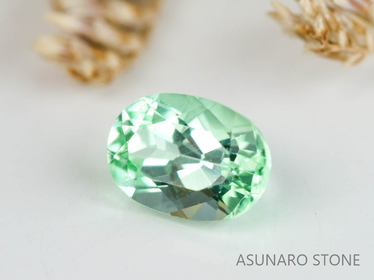 シーフォームトルマリン 　オーバルカット 　アフガニスタン産  0.59ct【221214-1211】