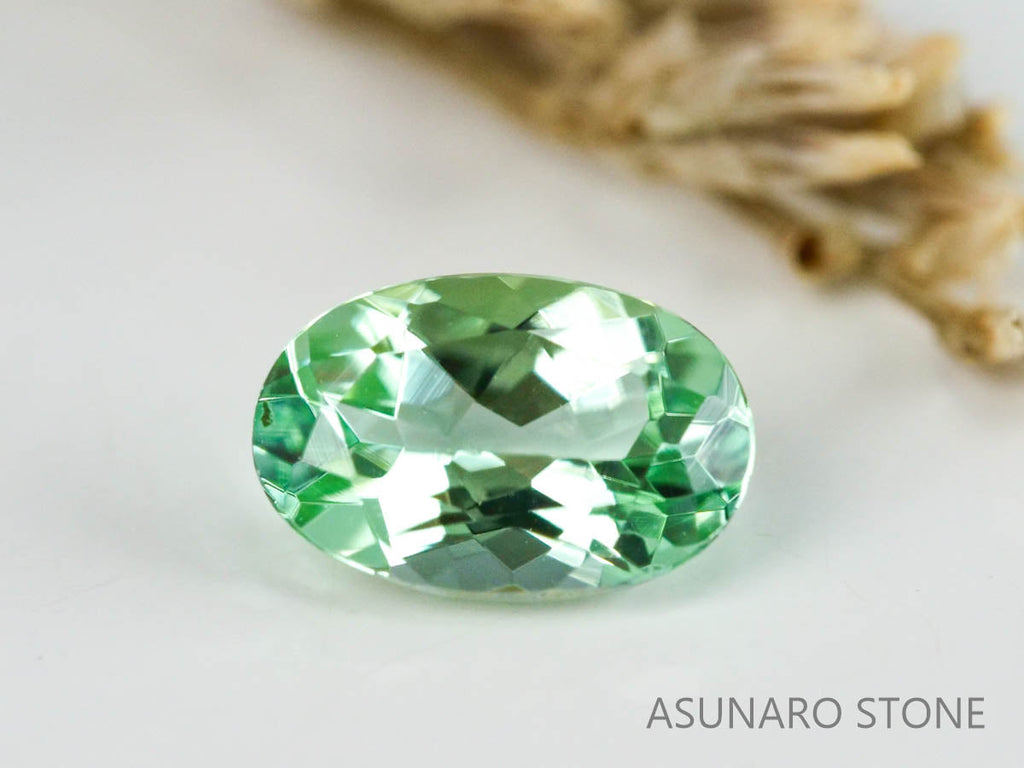 シーフォームトルマリン 　オーバルカット 　アフガニスタン産  0.45ct　【221214-1212】