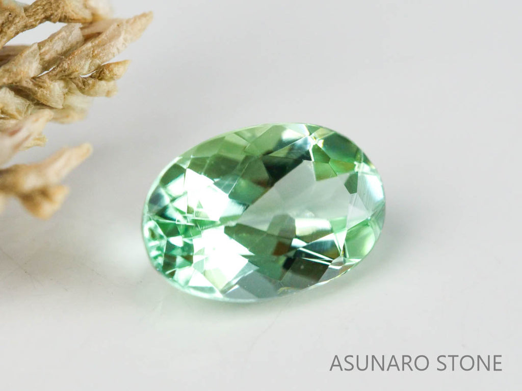 シーフォームトルマリン 　オーバルカット 　アフガニスタン産  0.45ct　【221214-1212】