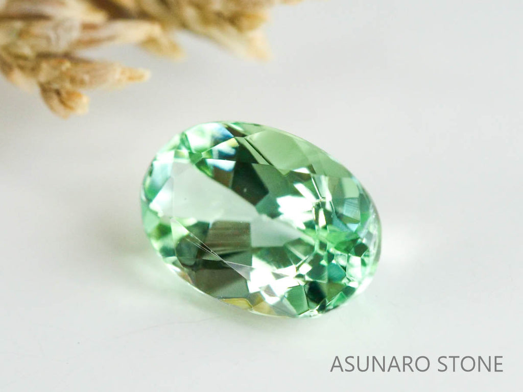 シーフォームトルマリン 　オーバルカット 　アフガニスタン産  0.45ct　【221214-1212】